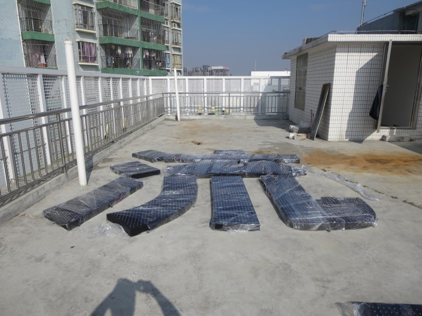 理想物流广告标识 LED外露发光字